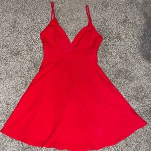 Red dress